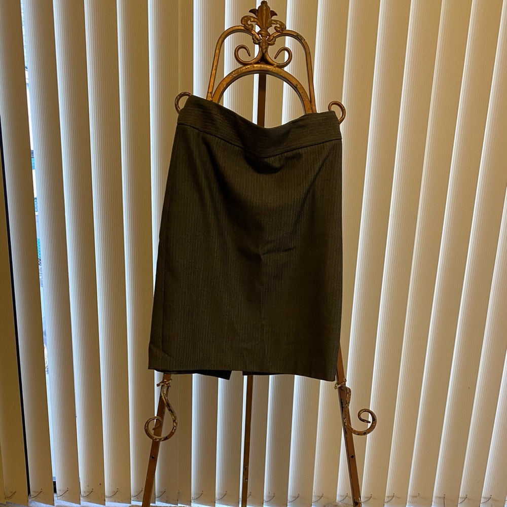 Grey Pencil Skirt